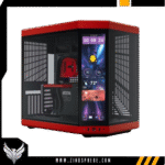 HYTE Y70 Touch Infinite Dual Chamber ATX Case with Touchscreen - Red