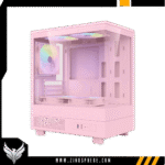 DPANORAMIC M-ATX PC CASE B330M PINK