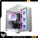TH285M 3 SIDE TEMPERED GLASS M-ATX PC CASE WHITE