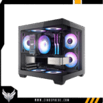 C275P DUAL CHAMBER MATX PC CASE BLACK