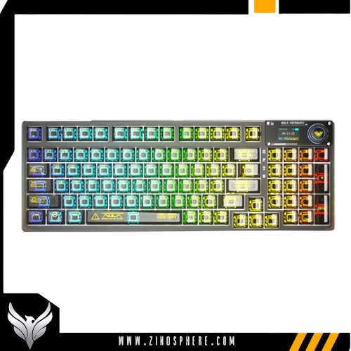 blackdaw AULA F98 PRO Custom Mechanical Keyboard Black - Image 1