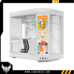 HYTE Y70 Touch Infinite Dual Chamber ATX Case with Touchscreen - Snow White