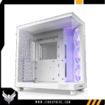 NZXT H6 Flow RGB Dual-chamber ATX Case with RGB Fans White